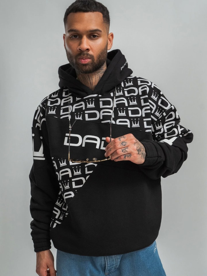 Толстовка с капюшоном свободного кроя с логотипом по всей поверхности, черного цвета DADA, Черный, Толстовка с капюшоном свободного кроя с логотипом по всей поверхности, черного цвета DADA
Толстовка с капюшоном свободного кроя с логотипом по всей поверхности, черного цвета DADA, Черный, Толстовка с капюшоном свободного кроя с логотипом по всей поверхности, черного цвета DADA