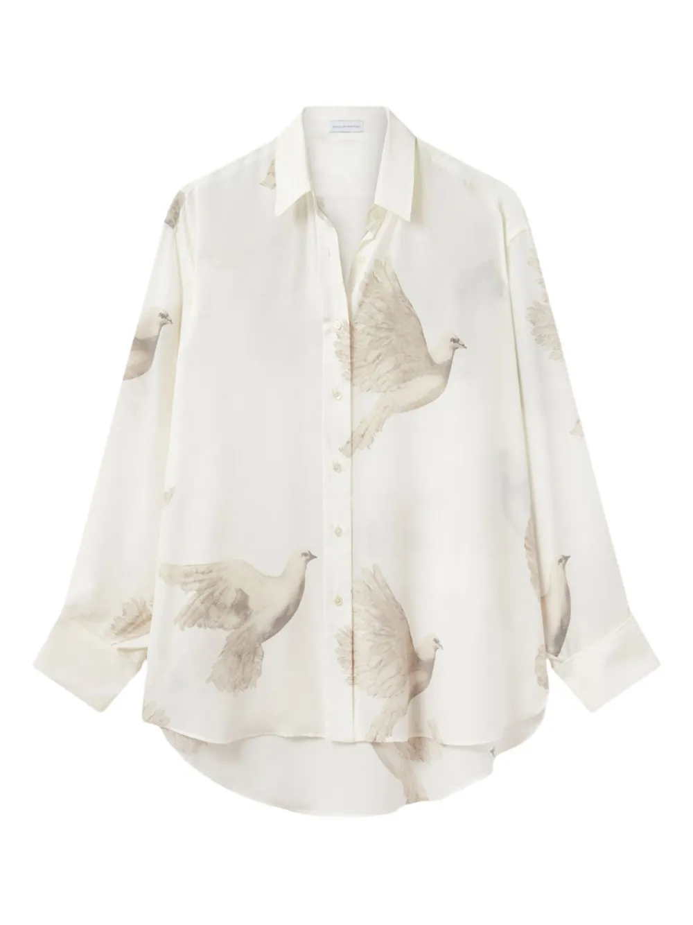 Шелковая рубашка с принтом «голубь» STELLA MCCARTNEY, белый
Шелковая рубашка с принтом «голубь» STELLA MCCARTNEY, белый
