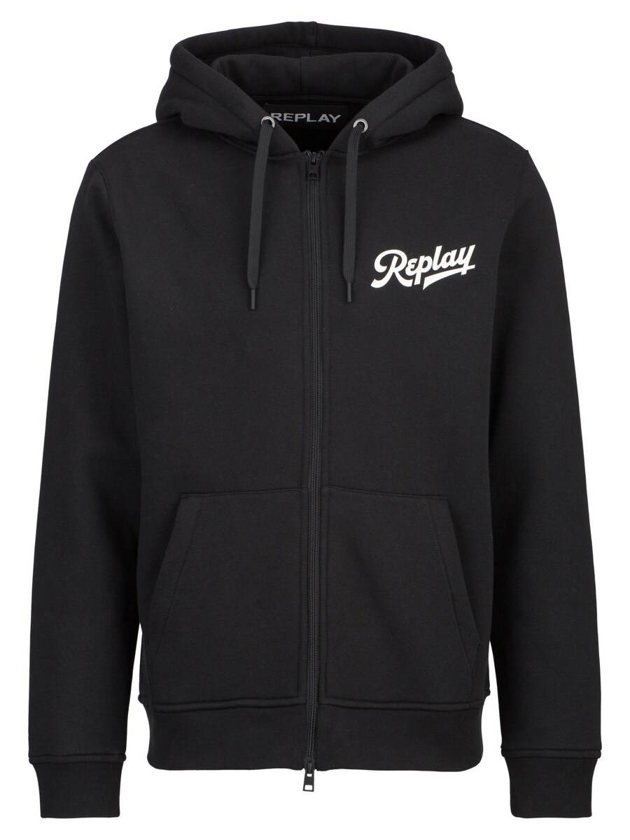 Толстовка с капюшоном на молнии REPLAY, черный
Толстовка с капюшоном на молнии REPLAY, черный