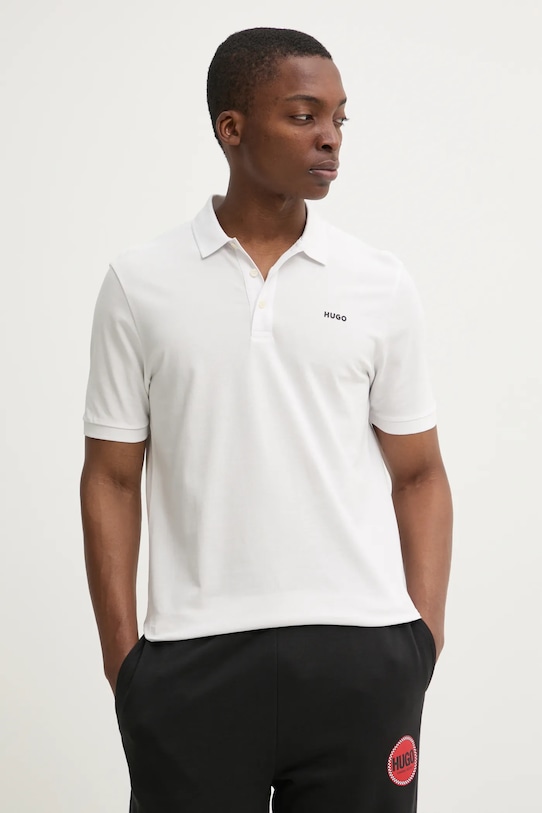 Хлопковая поло Hugo, белый
Хлопковая поло Hugo, белый