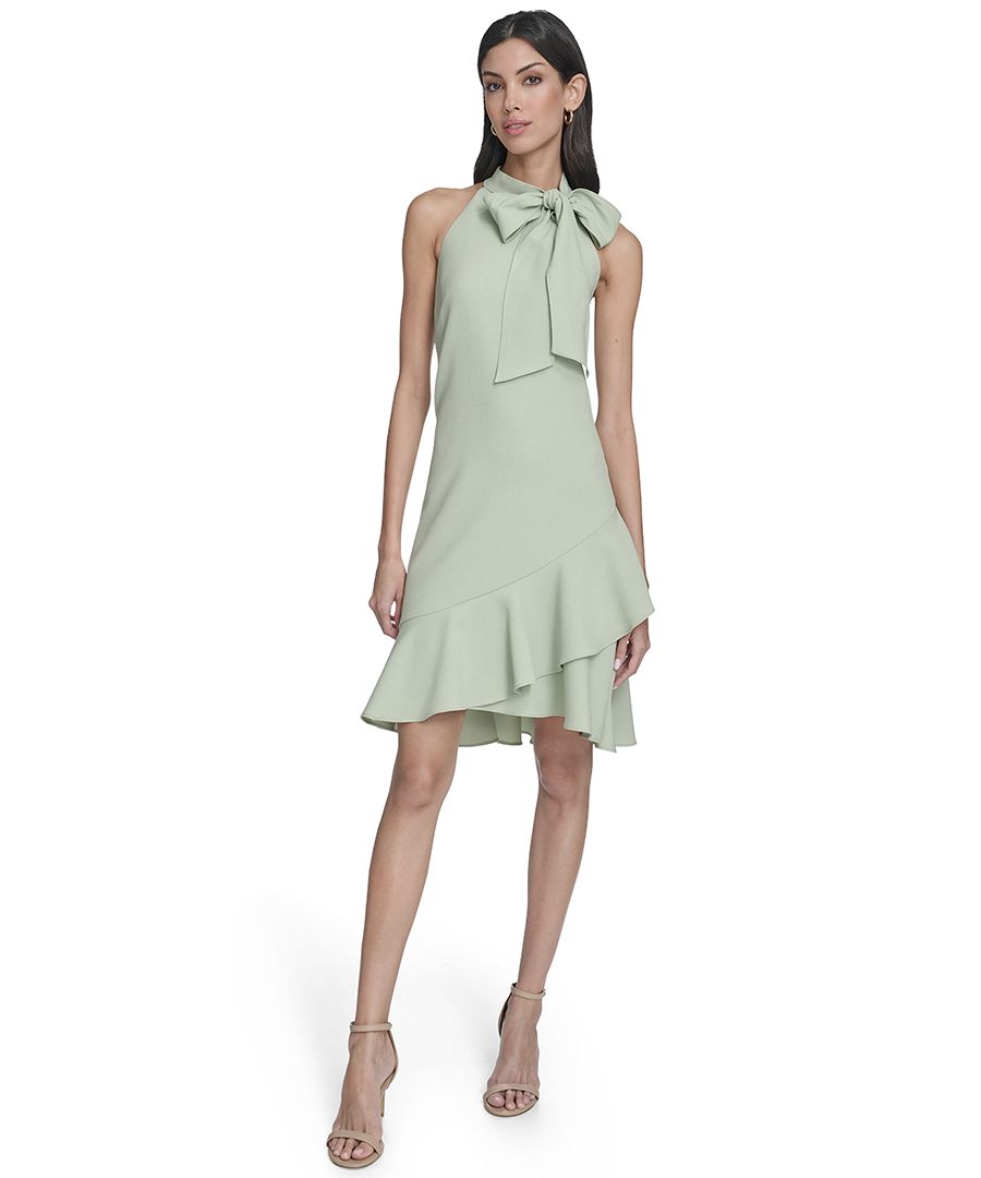 Женское платье с воротником-халтером из эластичной ткани Vince Camuto, Green
Женское платье с воротником-халтером из эластичной ткани Vince Camuto, Green