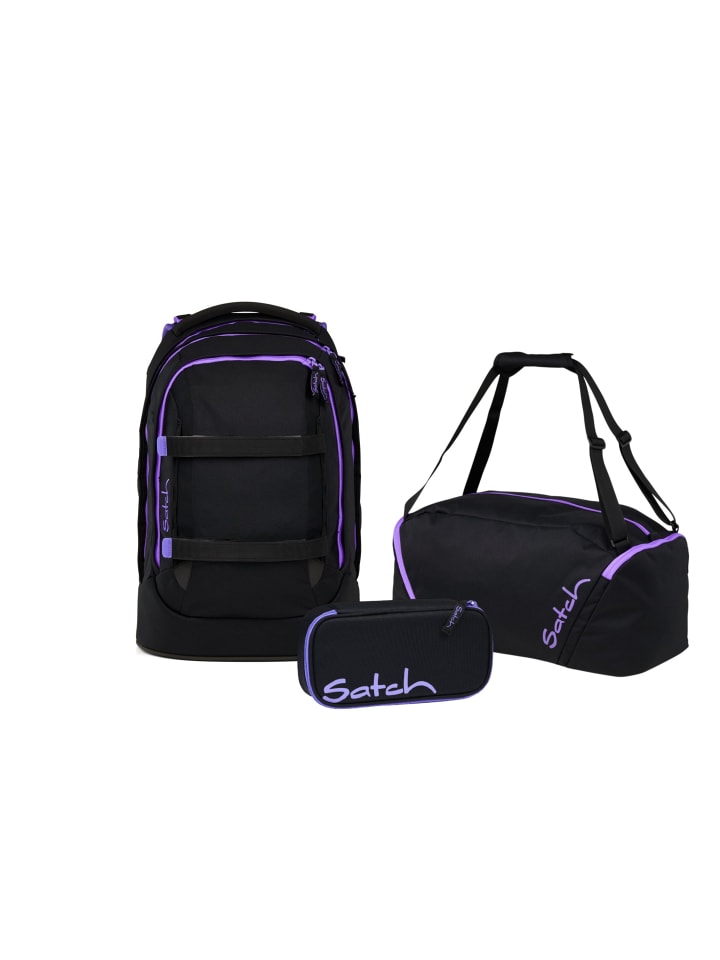 Satch Набор школьных рюкзаков PACK Purple Phantom, 3 предмета, черный
Satch Набор школьных рюкзаков PACK Purple Phantom, 3 предмета, черный