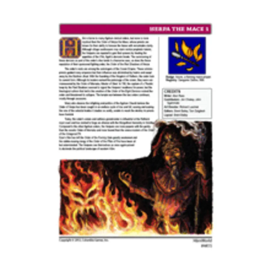 Агрик - Герпа Булава, Harn - Magic & Religion
Агрик - Герпа Булава, Harn - Magic & Religion