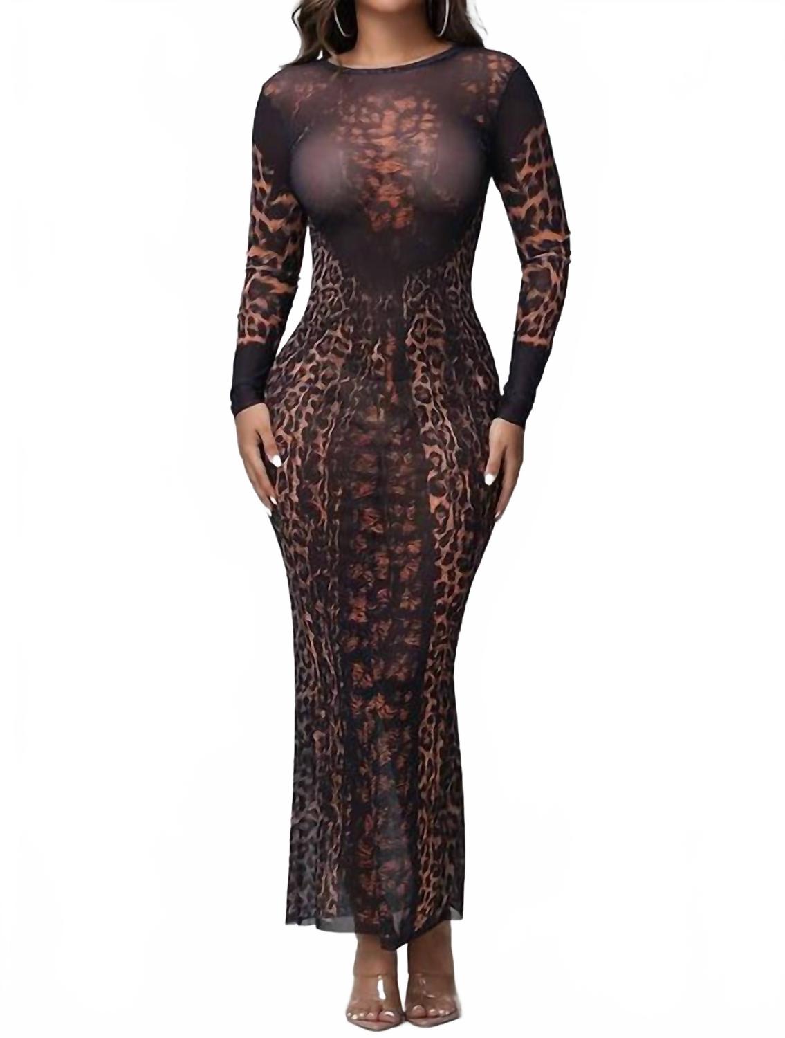 Wild Intensions Mesh Maxi Dress в леопардовом принте Kanari B
Wild Intensions Mesh Maxi Dress в леопардовом принте Kanari B