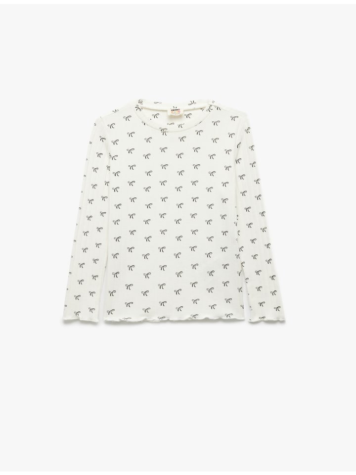 Футболка LS цвета экрю с рисунком KOTON
Футболка LS цвета экрю с рисунком KOTON