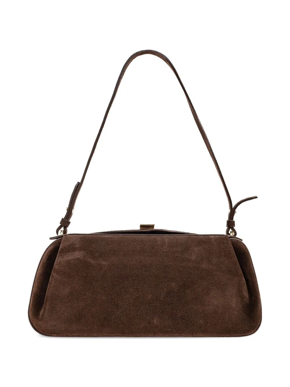 Сумка через плечо из замши цвета устрицы Yuzefi, коричневый
Сумка через плечо из замши цвета устрицы Yuzefi, коричневый