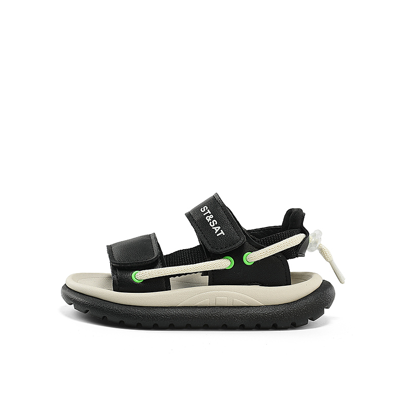 Нескользящие, амортизирующие, износостойкие, дышащие, легкие детские сандалии для детей ST&SAT, черный/белый
Нескользящие, амортизирующие, износостойкие, дышащие, легкие детские сандалии для детей ST&SAT, черный/белый