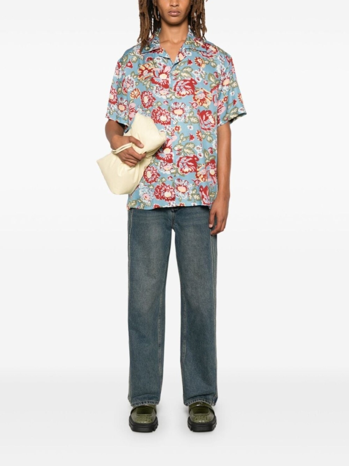 Drôle De Monsieur Le Chemise Рубашка с пионами, синий
Drôle De Monsieur Le Chemise Рубашка с пионами, синий