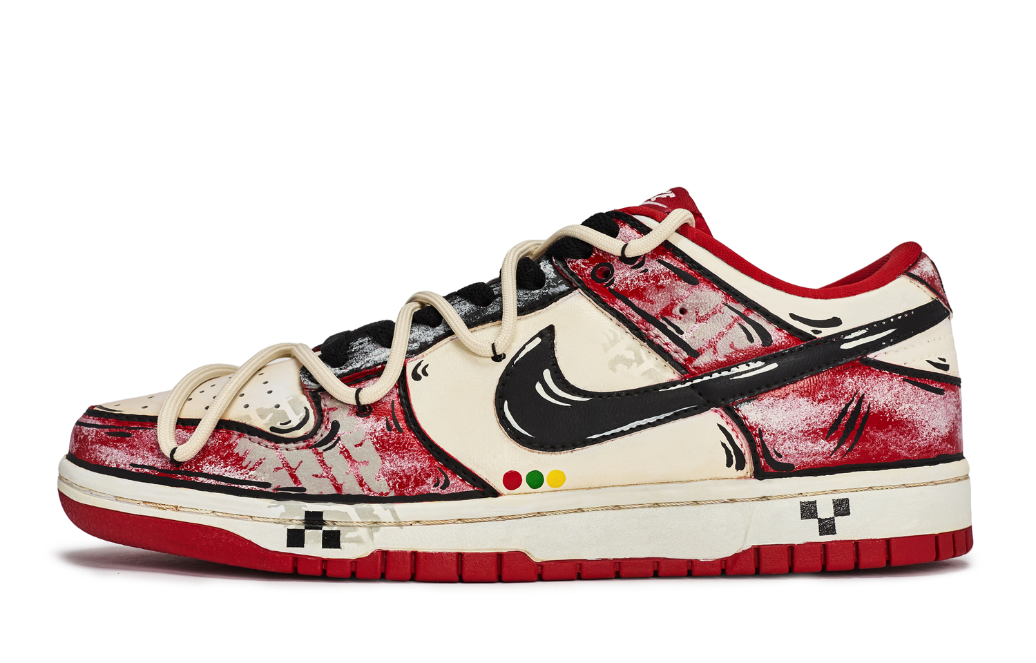 Nike Кроссовки Dunk Low Retro Slip Resistant Abrasion Resistant Low top Kids' Skateboarding Shoes Black Beige Red Unisex
Nike Кроссовки Dunk Low Retro Slip Resistant Abrasion Resistant Low top Kids' Skateboarding Shoes Black Beige Red Unisex