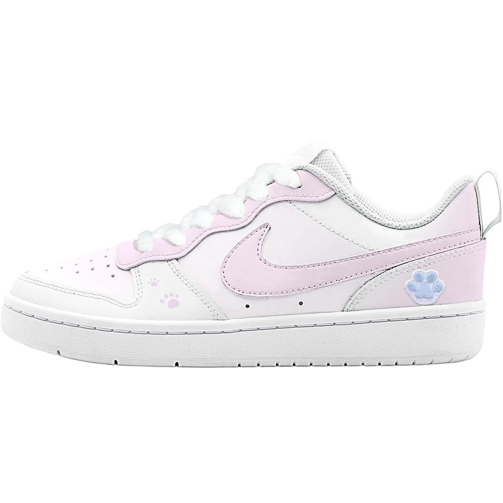 Детские скейтерские кроссовки Court Borough для младших школьников Nike, белый/розовый 
Детские скейтерские кроссовки Court Borough для младших школьников Nike, белый/розовый
