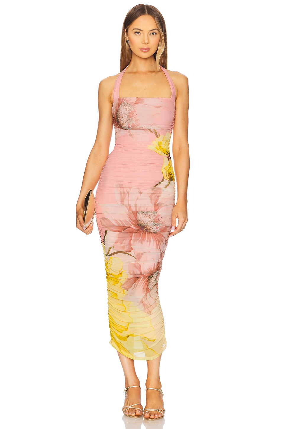 Платье на шее Indina Afrm, coral bloom
Платье на шее Indina Afrm, coral bloom