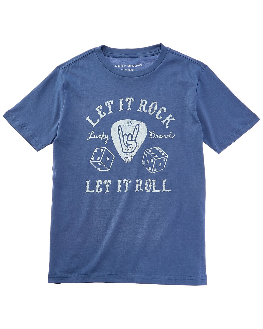 Lucky Brand Let It Rock Футболка, синий
Lucky Brand Let It Rock Футболка, синий
