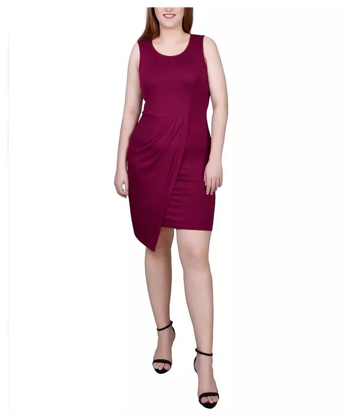 Платье-юбка без рукавов с искусственным запахом NY Collection, розовый
Платье-юбка без рукавов с искусственным запахом NY Collection, розовый