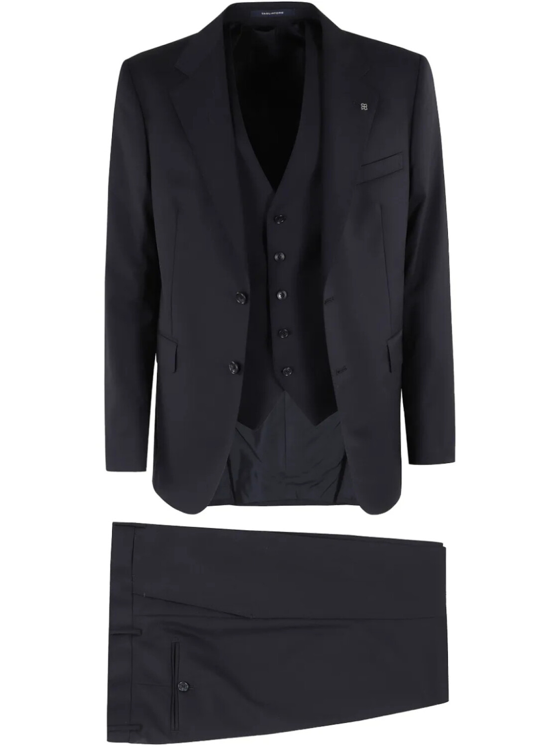 Однобортный шерстяной костюм Tagliatore, синий
Однобортный шерстяной костюм Tagliatore, синий