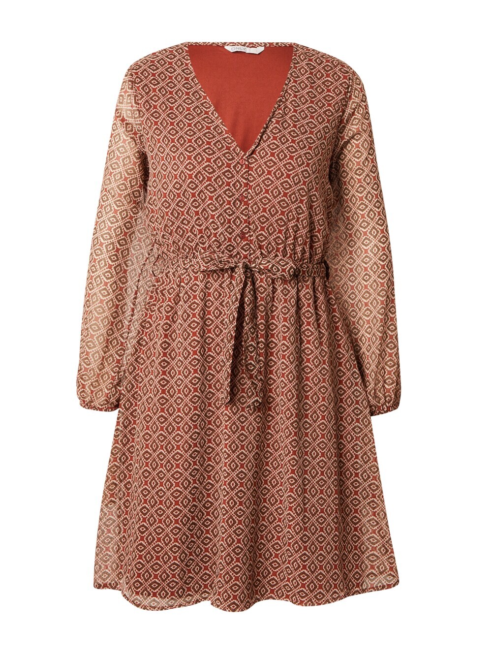 Платье Only CERA, коричневый/каштановый 
Платье Only CERA, коричневый/каштановый