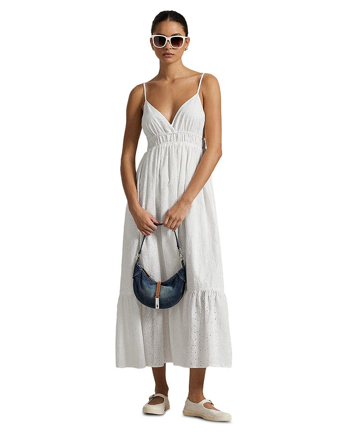 Платье-трапеция с ажурными вставками Ralph Lauren, белый
Платье-трапеция с ажурными вставками Ralph Lauren, белый