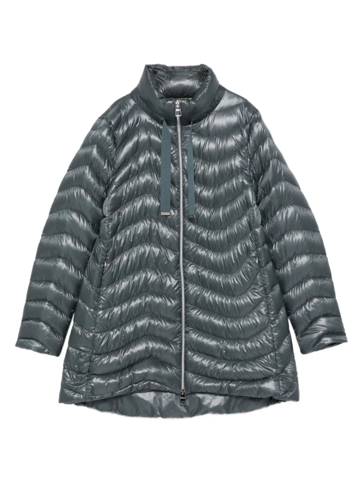 Стеганое пальто Herno с воротником-стойкой, зеленый
Стеганое пальто Herno с воротником-стойкой, зеленый