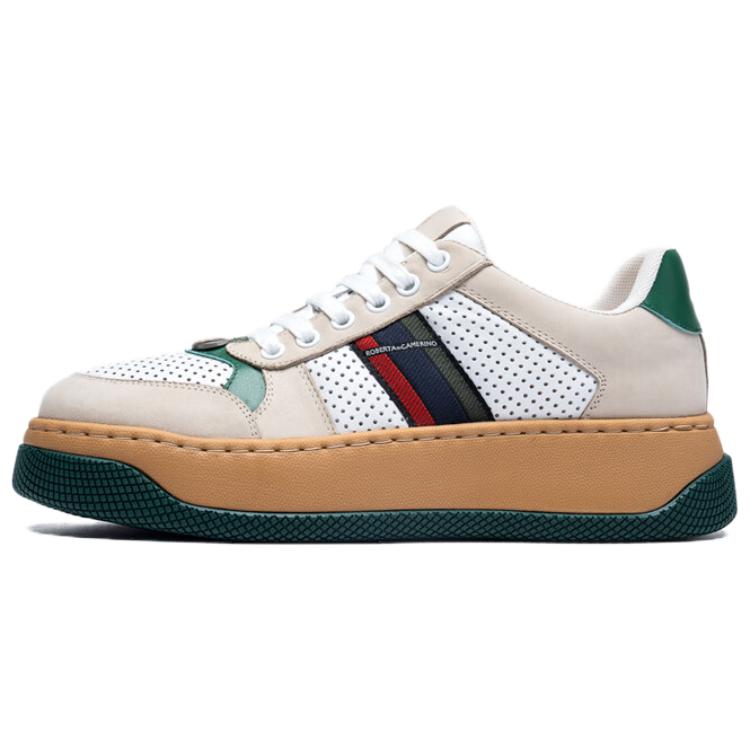 Roberta Di Camerino Низкие мужские кроссовки для скейтбординга, цвет белый хаки
Roberta Di Camerino Низкие мужские кроссовки для скейтбординга, цвет белый хаки