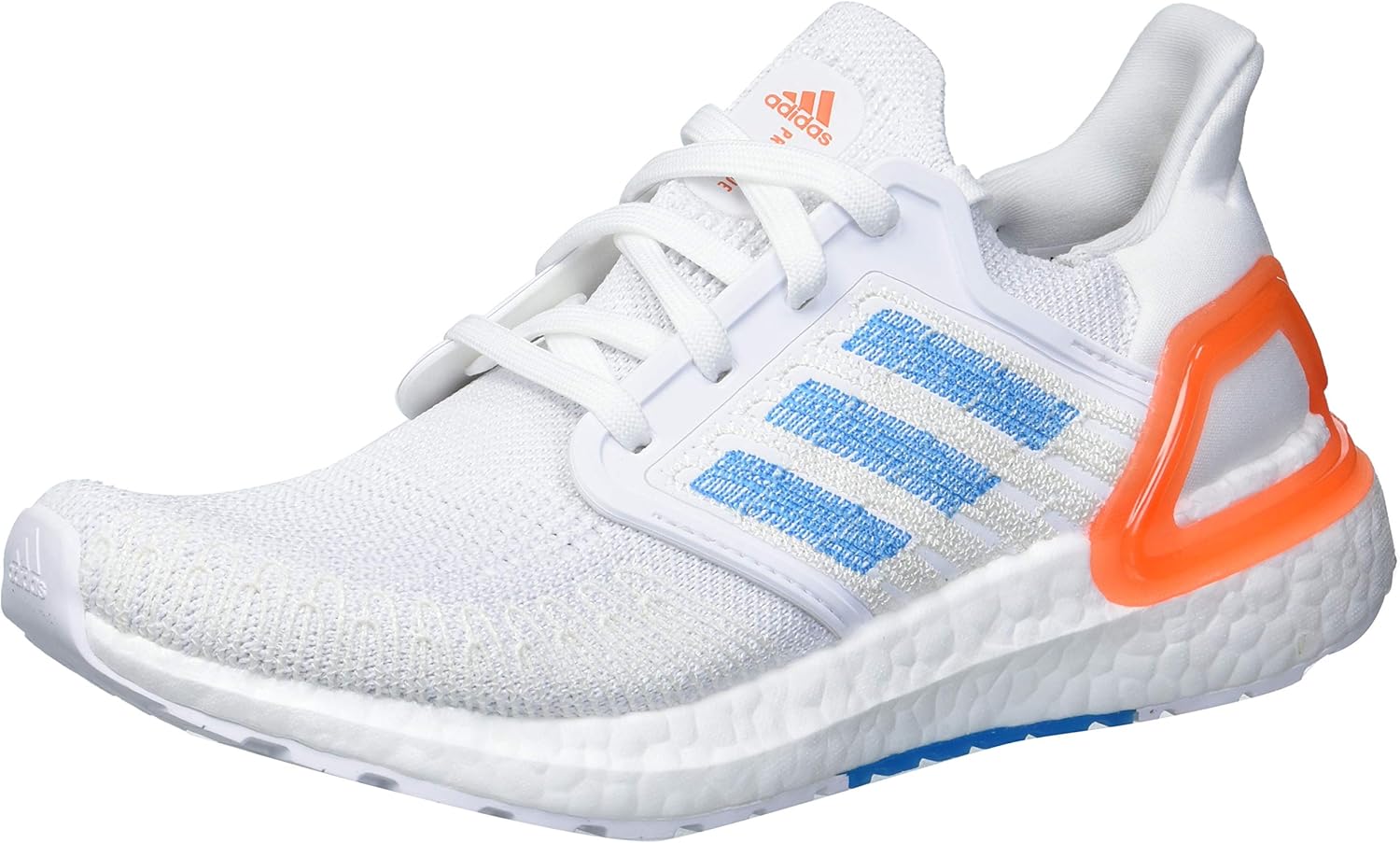 Мужские беговые кроссовки adidas Ultraboost 20, белый/синий/оранжевый/ярко-синий
Мужские беговые кроссовки adidas Ultraboost 20, белый/синий/оранжевый/ярко-синий