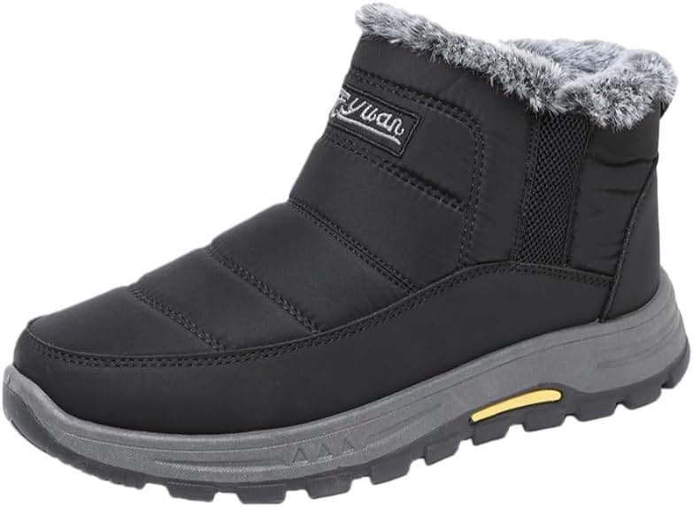 Мужские зимние стильные ботинки FmShi с толстой подошвой и противоскользящей подошвой. Толстая внутренняя подкладка для тепла и комфорта. Подходят для поездок на работу, активного отдыха на улице и повседневного использования, черный
Мужские зимние стильные ботинки FmShi с толстой подошвой и противоскользящей подошвой. Толстая внутренняя подкладка для тепла и комфорта. Подходят для поездок на работу, активного отдыха на улице и повседневного использования, черный