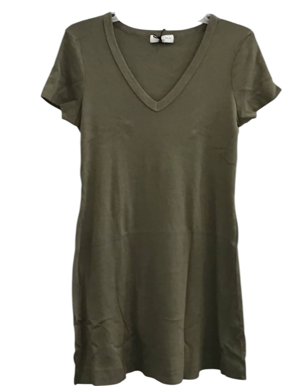 Платье-мини Liza с V-образным вырезом цвета оливы Michael Stars, оливковый 
Платье-мини Liza с V-образным вырезом цвета оливы Michael Stars, оливковый