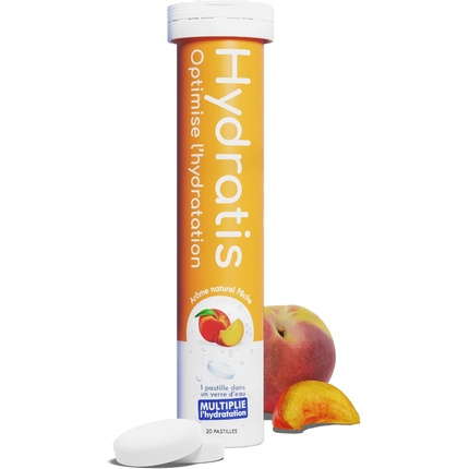 Электролиты для ускорения гидратации, тюбик из 20 пастилок персикового цвета Hydratis
Электролиты для ускорения гидратации, тюбик из 20 пастилок персикового цвета Hydratis