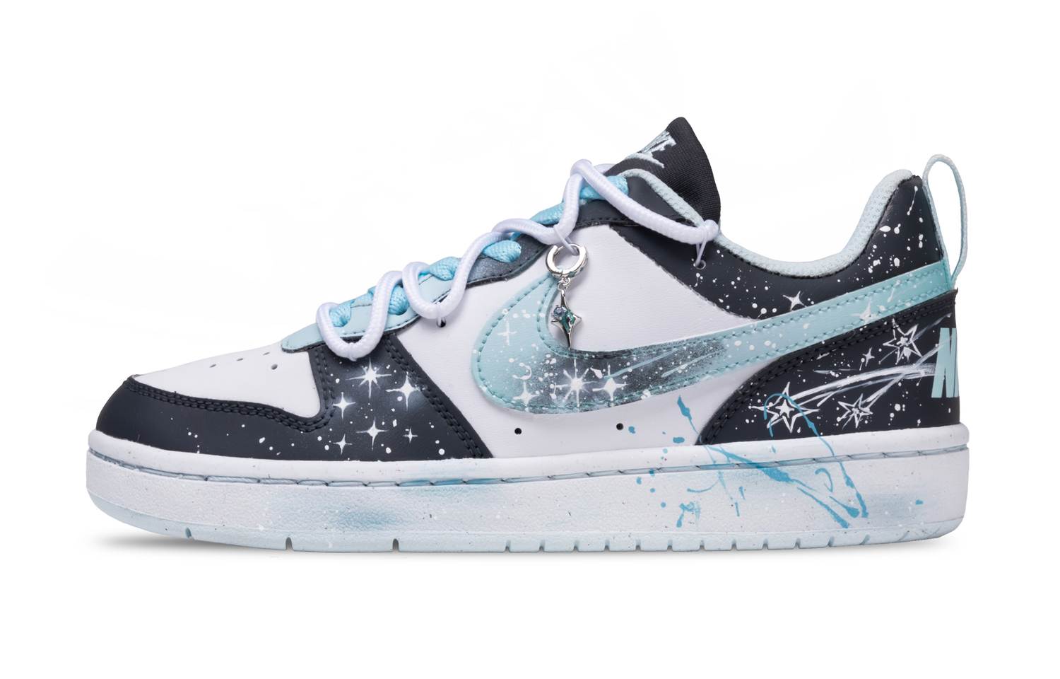 Nike Court Borough Galaxy Eternal Light противоскользящие износостойкие низкие детские скейтбординговые кроссовки Light Blue Kids'
Nike Court Borough Galaxy Eternal Light противоскользящие износостойкие низкие детские скейтбординговые кроссовки Light Blue Kids'