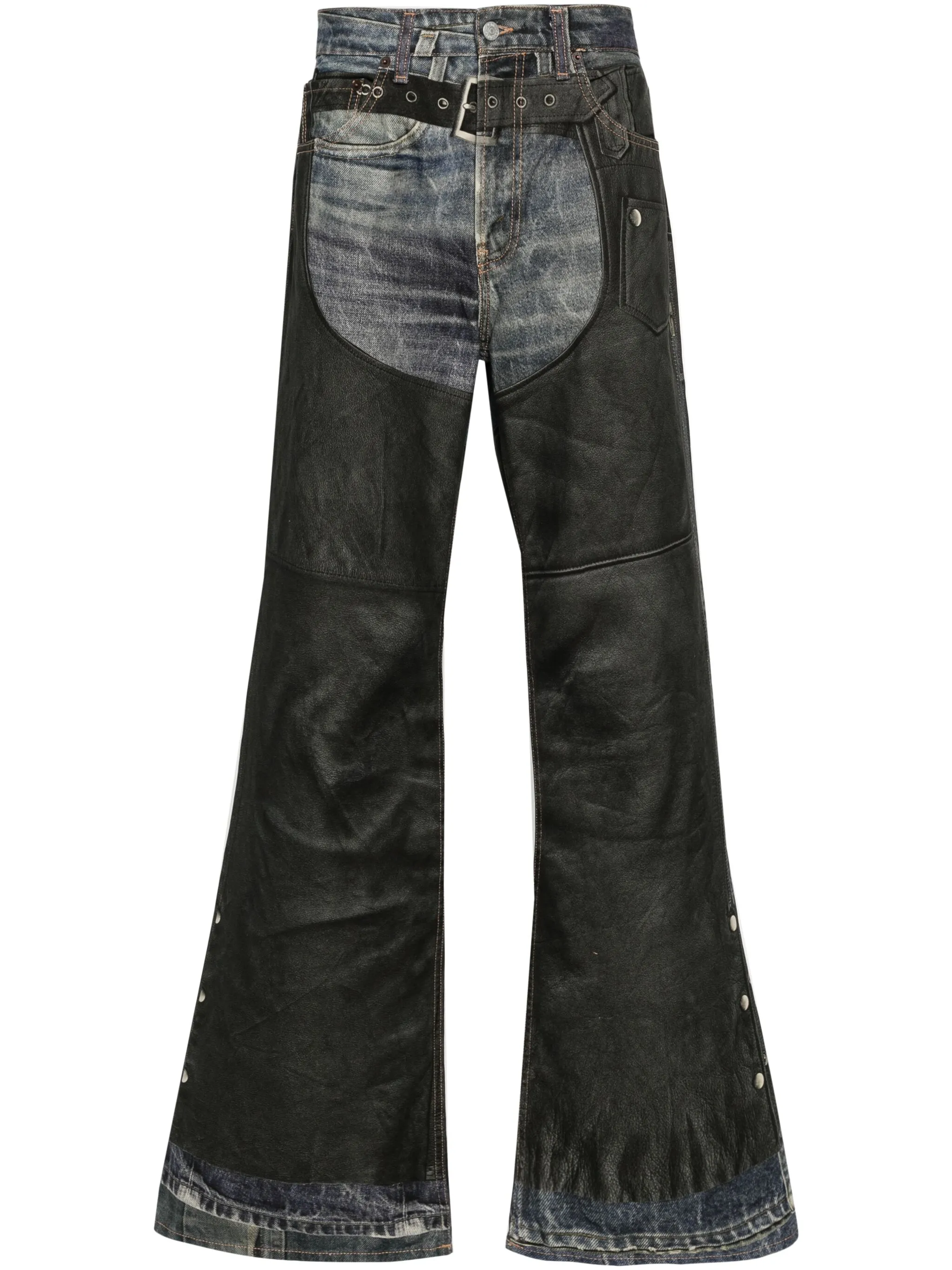 Брюки с эффектом тромплей Acne Studios, синий
Брюки с эффектом тромплей Acne Studios, синий