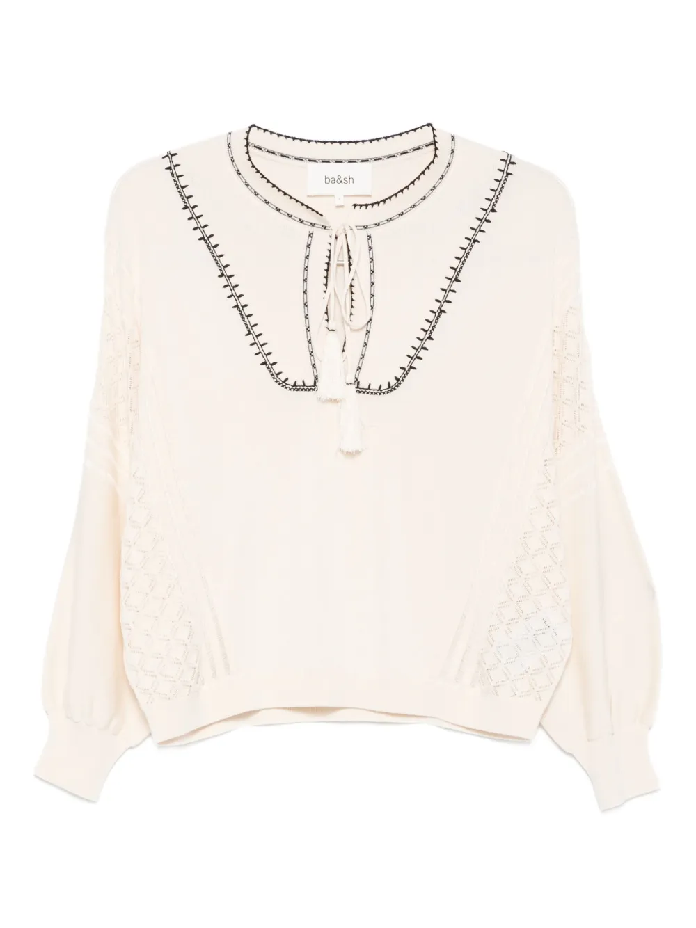 Топ Bausca с кисточками и вышивкой Ba&Sh, нейтральный
Топ Bausca с кисточками и вышивкой Ba&Sh, нейтральный