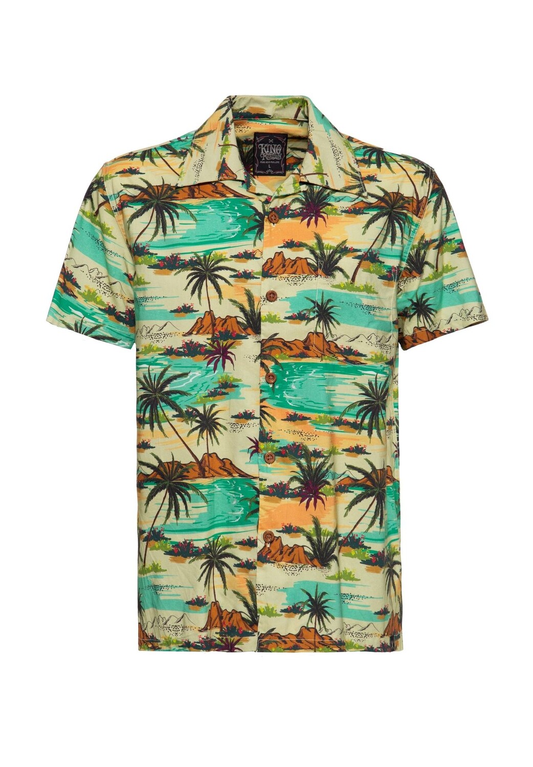 Гавайская рубашка с тропическим принтом Tropical Sea по всей поверхности KING KEROSIN, мультиколор
Гавайская рубашка с тропическим принтом Tropical Sea по всей поверхности KING KEROSIN, мультиколор