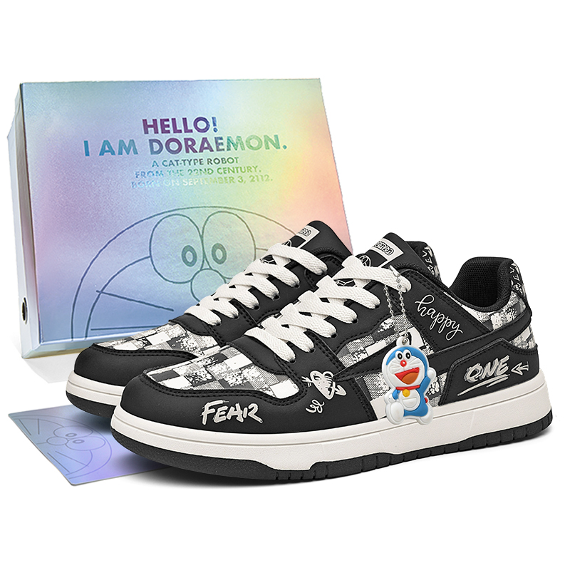 Doraemon Дораэмон мужские лоу-топ скейтерские кеды в ярком черном цвете лимитированная коллекция в коробке, цвет Vibrant Black (Box Limited Edition)
Doraemon Дораэмон мужские лоу-топ скейтерские кеды в ярком черном цвете лимитированная коллекция в коробке, цвет Vibrant Black (Box Limited Edition)