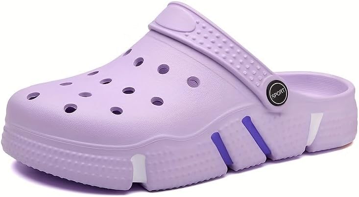 Легкие садовые сабо - противоскользящие пляжные сандалии с вырезным дизайном Hhhchpm, фиолетовый
Легкие садовые сабо - противоскользящие пляжные сандалии с вырезным дизайном Hhhchpm, фиолетовый