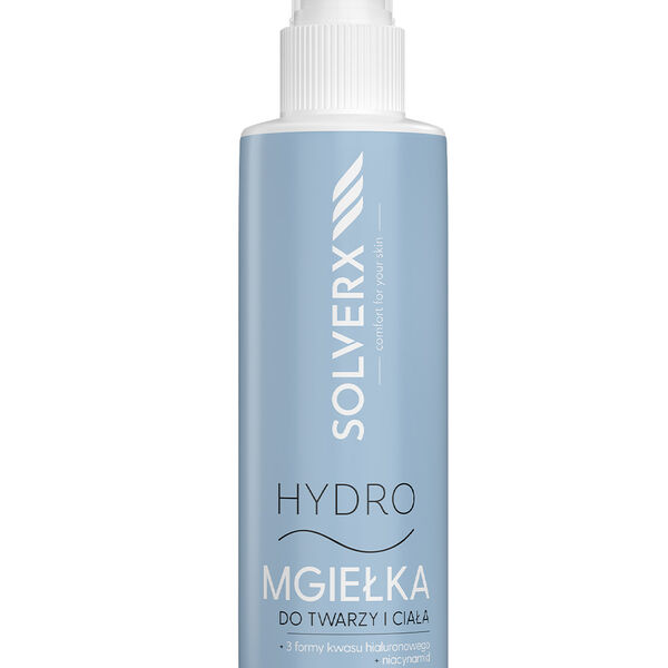 Спрей для лица, 150 мл Solverx Hydro
Спрей для лица, 150 мл Solverx Hydro