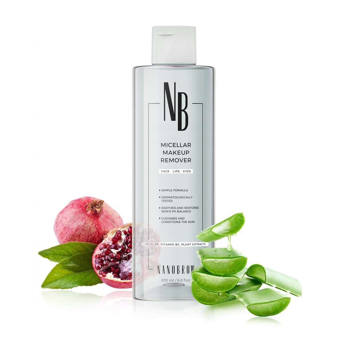 Nanobrow Micellar Makeup Remover 200 мл - мицеллярный флюид для лица и глаз, удаляет водостойкий макияж
Nanobrow Micellar Makeup Remover 200 мл - мицеллярный флюид для лица и глаз, удаляет водостойкий макияж