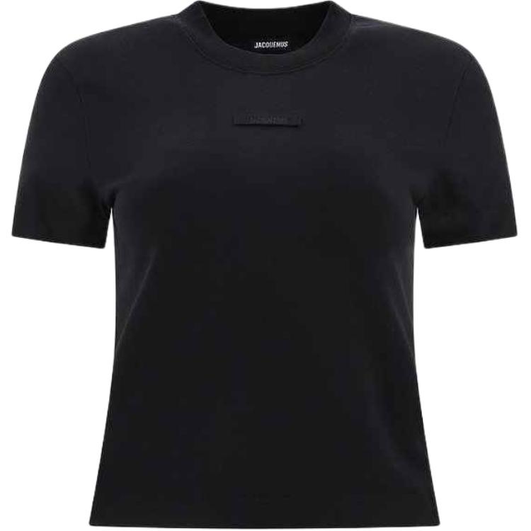 Футболка с логотипом на заплатке Jacquemus, черный
Футболка с логотипом на заплатке Jacquemus, черный