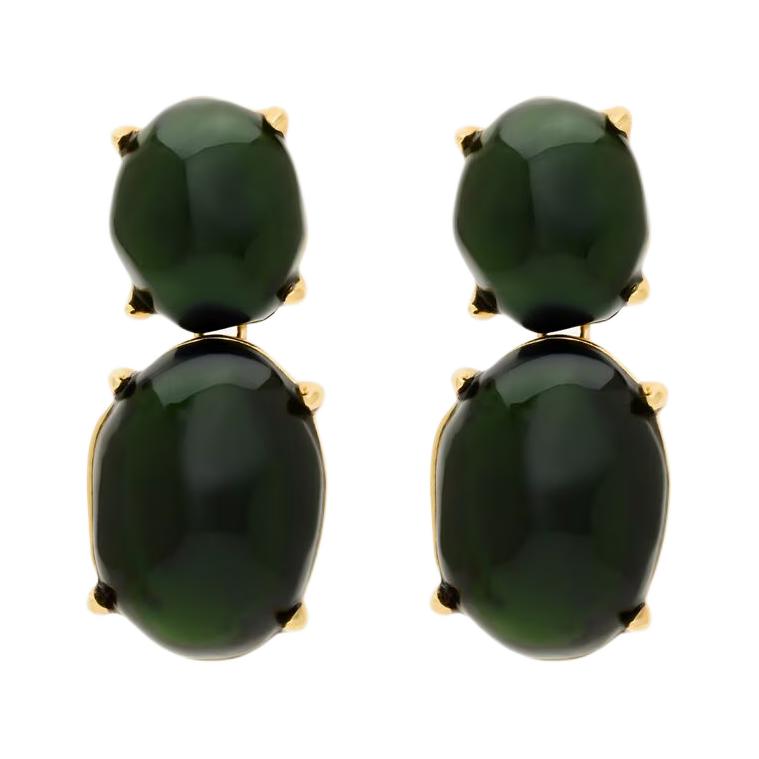 SAINT LAURENT Серьги-клипсы для женщин Resin, Metal, Gemstone Green
SAINT LAURENT Серьги-клипсы для женщин Resin, Metal, Gemstone Green