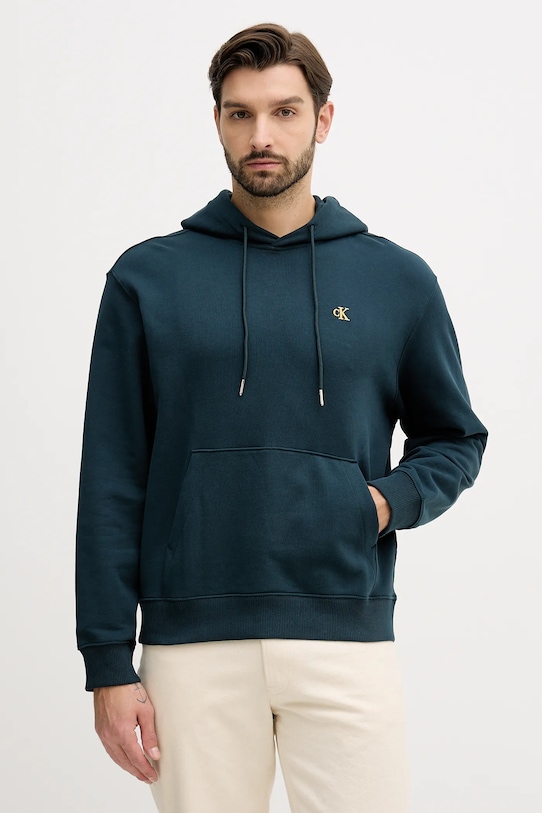 Хлопковая толстовка Calvin Klein Jeans, зеленый
Хлопковая толстовка Calvin Klein Jeans, зеленый