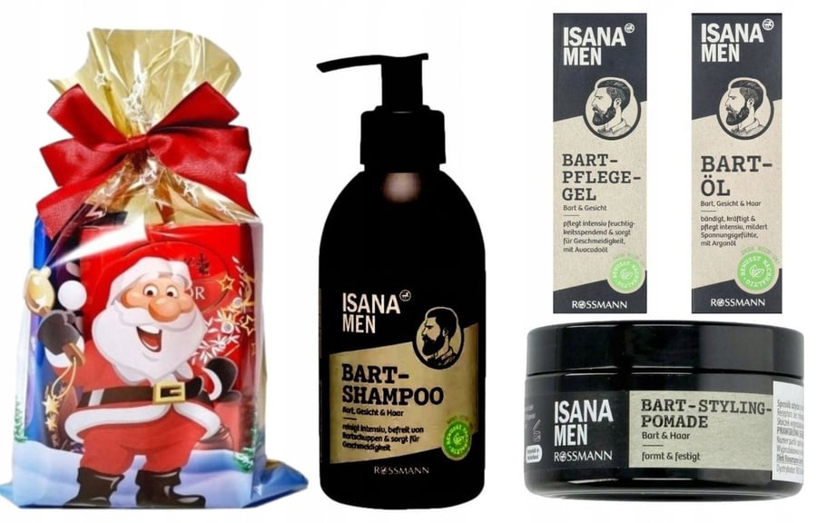 Isana Men Beard Care Cosmetics Set Gift для мужчин 4 шт.
Isana Men Beard Care Cosmetics Set Gift для мужчин 4 шт.