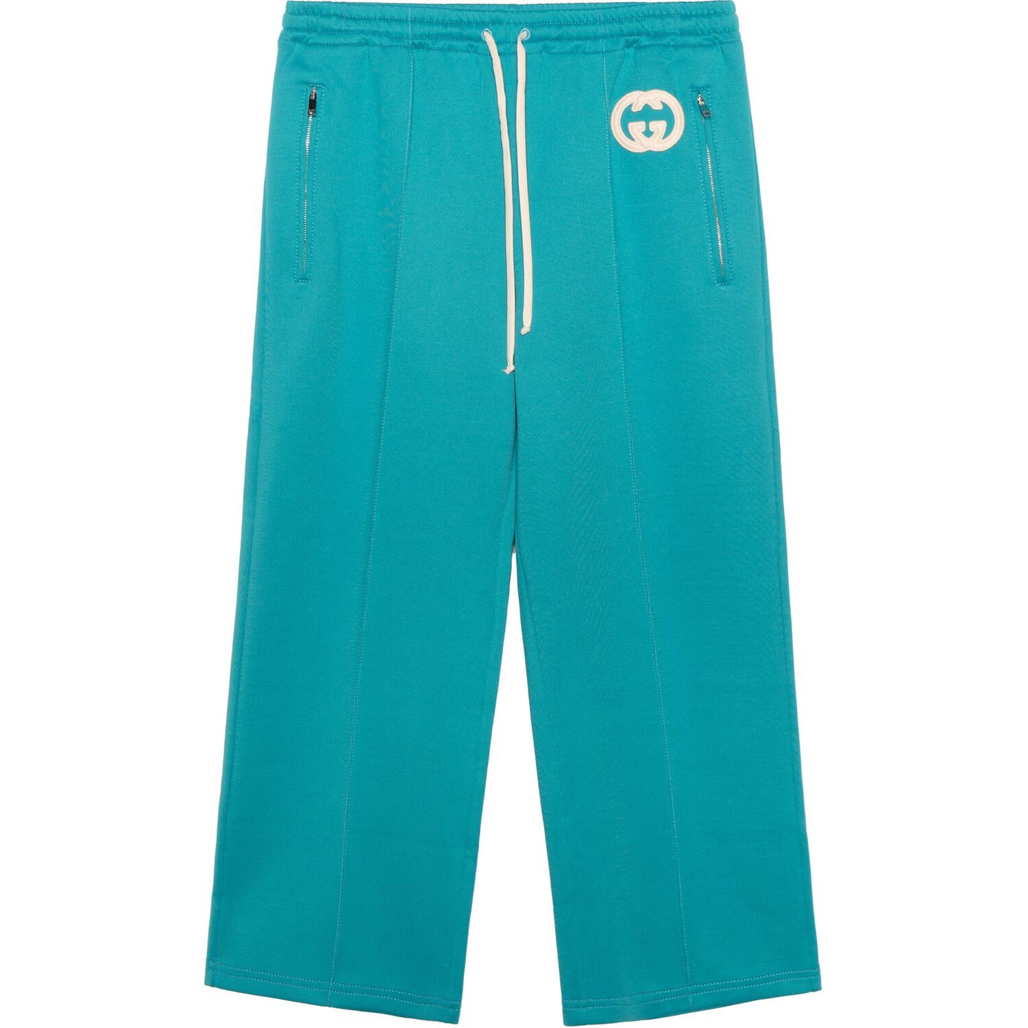 Штаны спортивные женские Gucci Interlocking G-patch, сине-зеленый
Штаны спортивные женские Gucci Interlocking G-patch, сине-зеленый