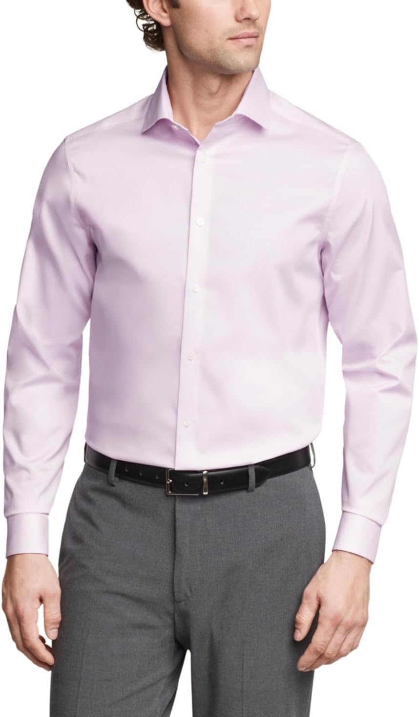 Мужская рубашка Calvin Klein, классического кроя, не глажущаяся, однотонная, Pink Lavender
Мужская рубашка Calvin Klein, классического кроя, не глажущаяся, однотонная, Pink Lavender