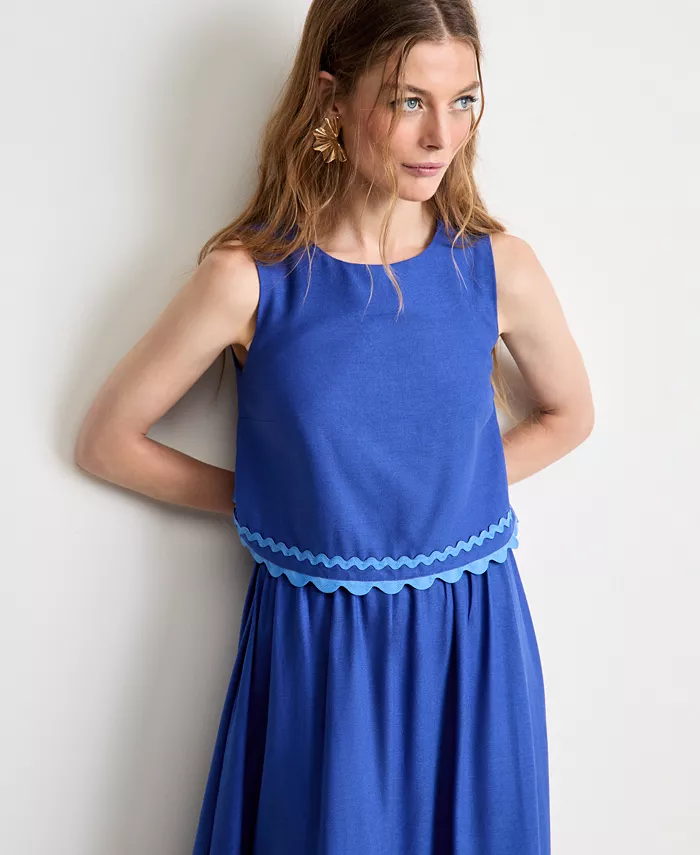 Женский топ Ric Rac с аппликацией On 34th, синий 
Женский топ Ric Rac с аппликацией On 34th, синий