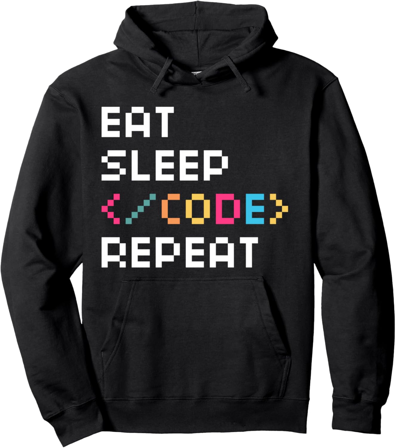 Ретро-подарок, еда, сон, код, забавные данные, повторяющаяся толстовка Code Monkey Developer Gift, черный
Ретро-подарок, еда, сон, код, забавные данные, повторяющаяся толстовка Code Monkey Developer Gift, черный