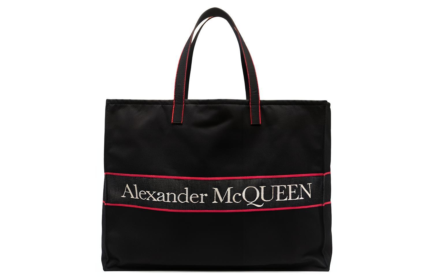 Alexander McQueen Нейлоновая сумка мужская черная 
Alexander McQueen Нейлоновая сумка мужская черная