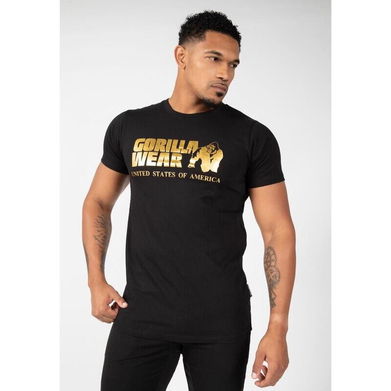Спортивная футболка Gorilla Wear, цвет schwarz/gold/gold
Спортивная футболка Gorilla Wear, цвет schwarz/gold/gold