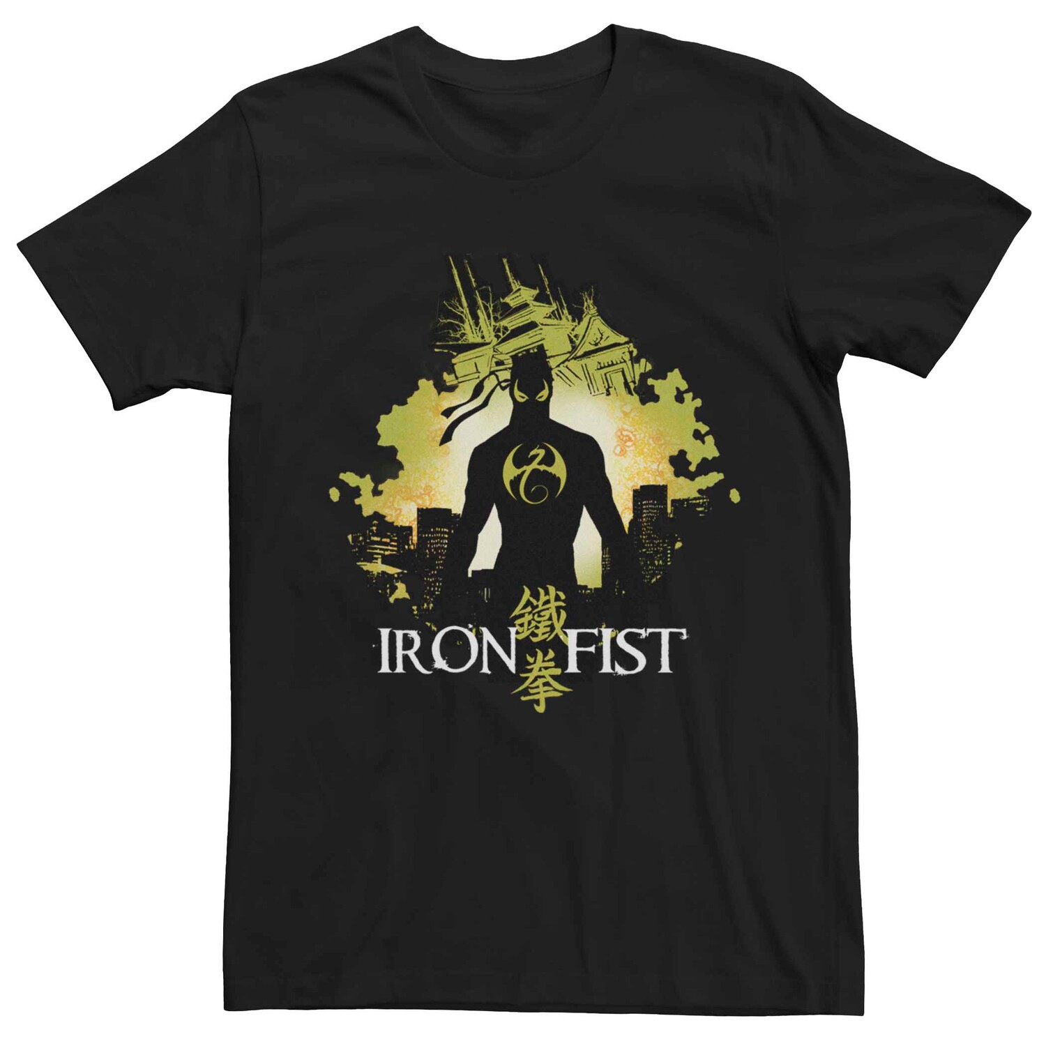 Мужская футболка с силуэтом и портретом Marvel Iron Fist Licensed Character
Мужская футболка с силуэтом и портретом Marvel Iron Fist Licensed Character