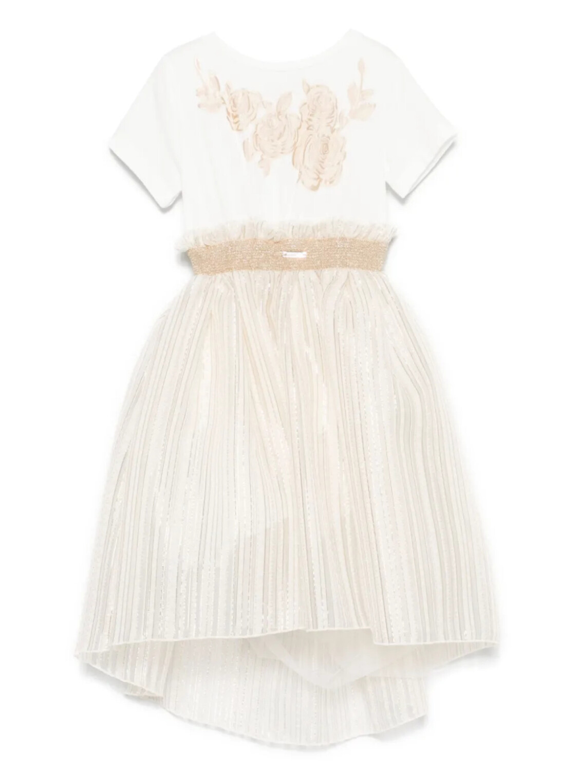 Monnalisa платье с принтом, нейтральный