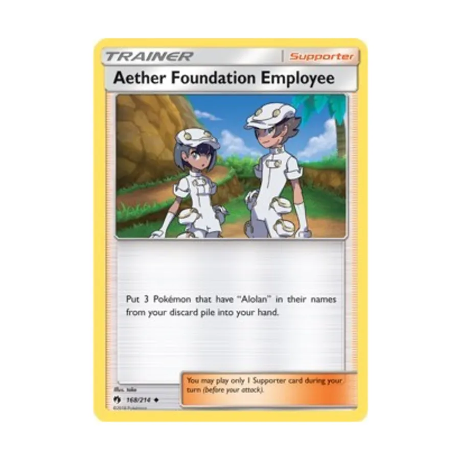 CCG Сотрудник Фонда Эфир (U) № 168, Pokemon - SM - Lost Thunder - Singles
CCG Сотрудник Фонда Эфир (U) № 168, Pokemon - SM - Lost Thunder - Singles