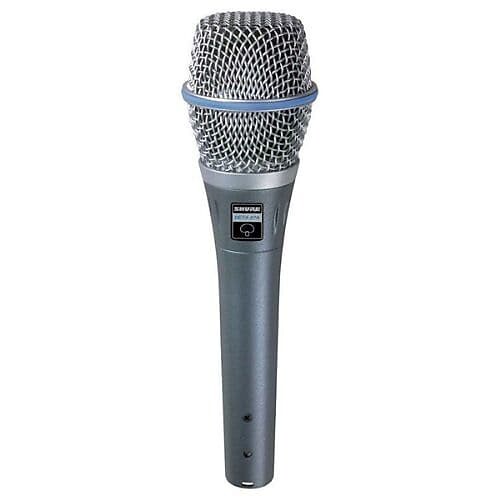 Вокальный микрофон Shure BETA 87A Supercardioid Dynamic Mirophone
Вокальный микрофон Shure BETA 87A Supercardioid Dynamic Mirophone