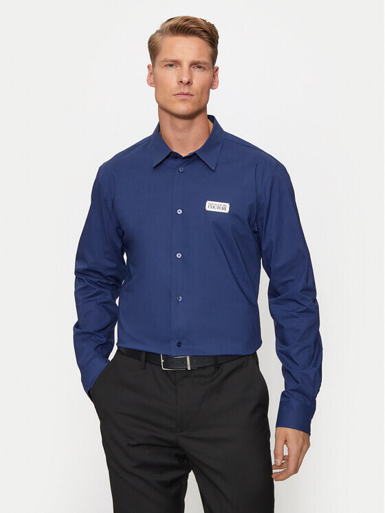 Рубашка стандартного кроя Versace Jeans Couture, синий
Рубашка стандартного кроя Versace Jeans Couture, синий