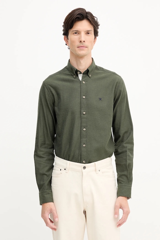 Хлопковая рубашка Hackett London, зеленый
Хлопковая рубашка Hackett London, зеленый